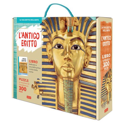 L'antico Egitto: la maschera di Tutankhamon. La valigetta dell'arte. Ediz. a colori. Con puzzle - Irena Trevisan - copertina