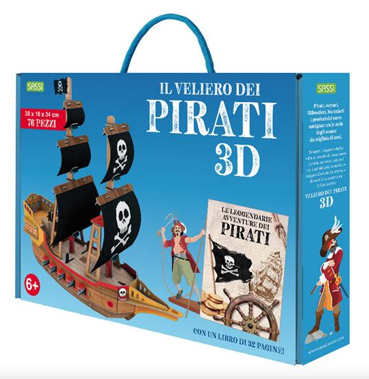 Le leggendarie avventure dei pirati. Il veliero 3D. Ediz. a colori. Con Giocattolo - Matteo Gaule,Francesco Legimi,Giulia Pesavento - copertina