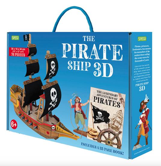 The Legendary Adventures of Pirates. 3D Pirate Ship. Ediz. a colori. Con Giocattolo - Matteo Gaule,Francesco Legimi - copertina