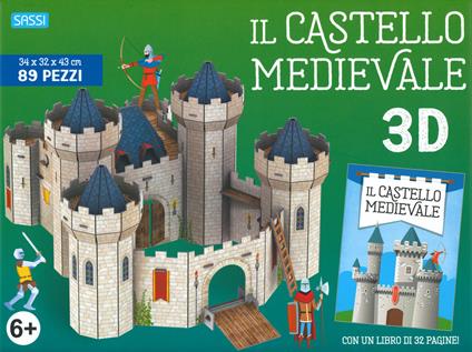 Il castello medievale 3D. Ediz. a colori. Con Giocattolo - Matteo Gaule,Irena Trevisan,Francesco Legimi - copertina