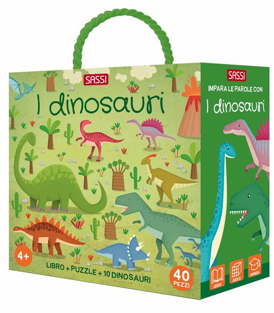 I dinosauri. Q-box. Ediz. a colori. Con puzzle - copertina
