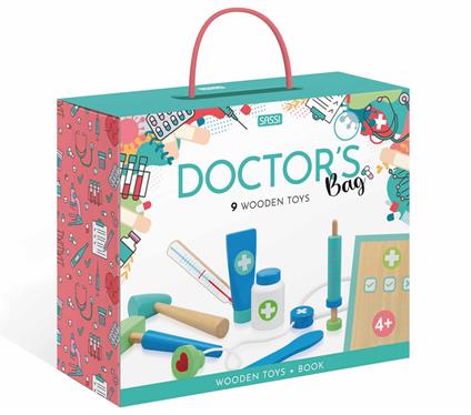 Doctor's bag. Wooden toys. Nuova ediz. Con 9 formine in legno - Matteo Gaule,Giulia Pesavento - copertina