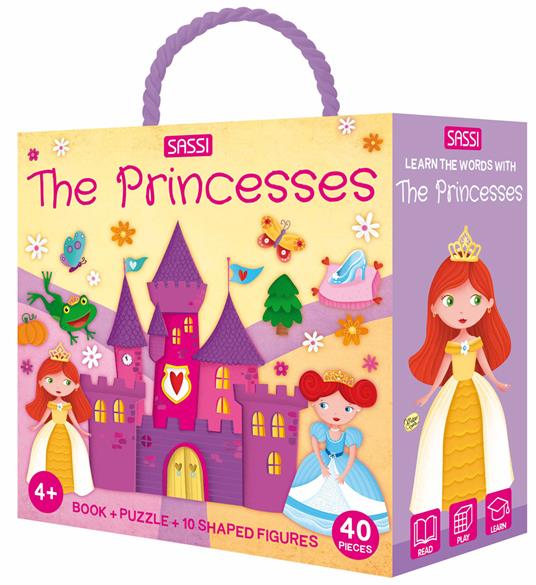 The princesses. Q-box. Ediz. a colori. Con 10 figure sagomate. Con puzzle - Matteo Gaule - copertina