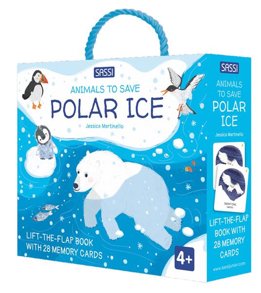 Polar ice. Animals to save. Ediz. a colori. Con 28 Memory cards - Jessica Martinello - copertina