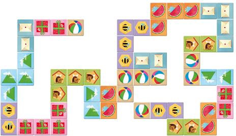 Play and Learn. Domino Shapes - 3