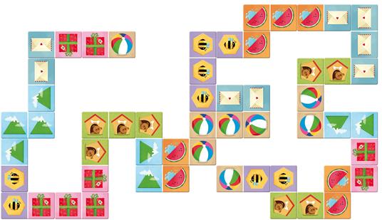 Play and Learn. Domino Shapes - 3