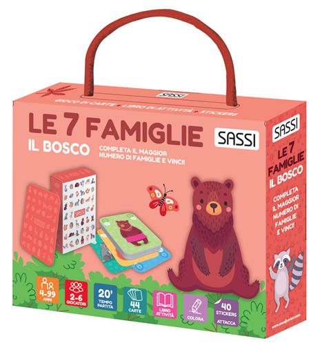 Carte da gioco. Le sette famiglie. Il bosco