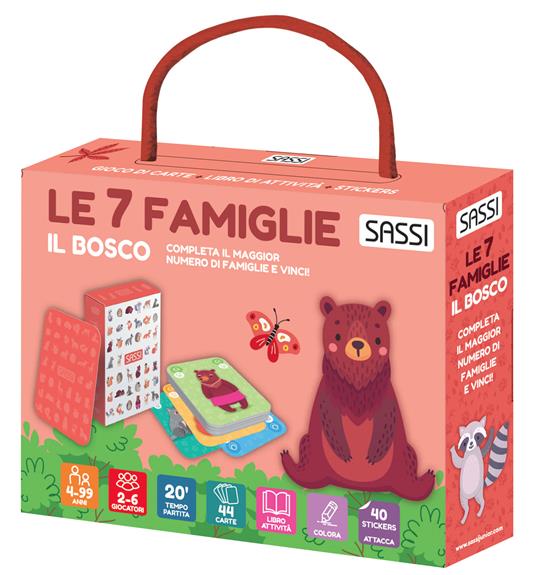Carte da gioco. Le sette famiglie. Il bosco