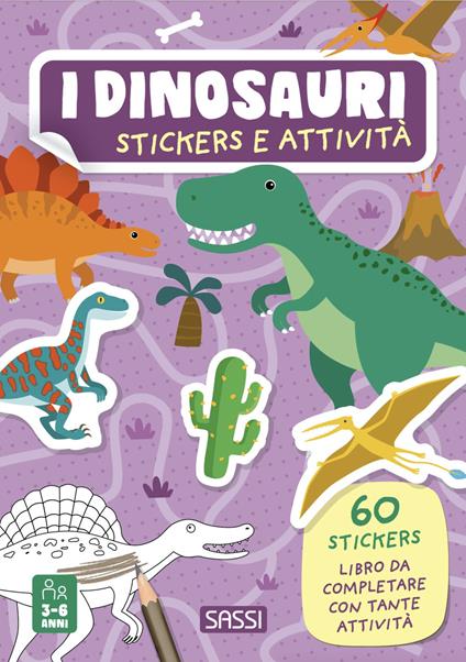 I dinosauri. Stickers e attività. Ediz. a colori - Irena Trevisan - copertina
