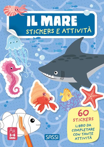 Il mare. Stickers e attività. Ediz. a colori - Irena Trevisan - copertina