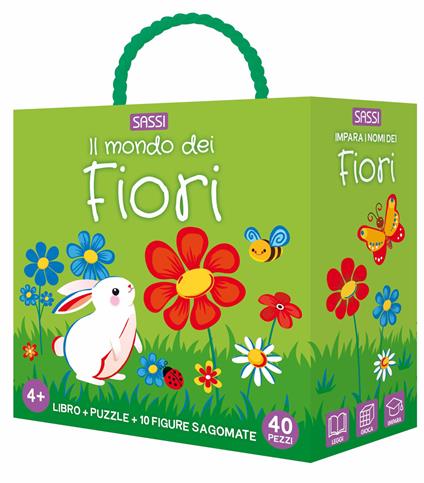 Il mondo dei fiori. Q-box. Con 10 figure sagomate. Con puzzle - Matteo Gaule - copertina