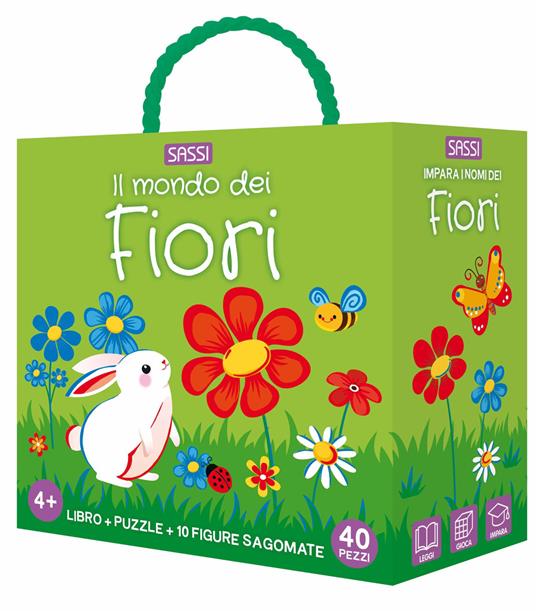 Il mondo dei fiori. Q-box. Con 10 figure sagomate. Con puzzle - Matteo Gaule - copertina