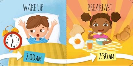 Play and learn. My day. Steam puzzle. Ediz. illustrata. Con puzzle - Matteo Gaule - 3