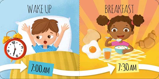 Play and learn. My day. Steam puzzle. Ediz. illustrata. Con puzzle - Matteo Gaule - 3