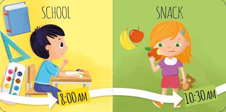 Play and learn. My day. Steam puzzle. Ediz. illustrata. Con puzzle - Matteo Gaule - 4