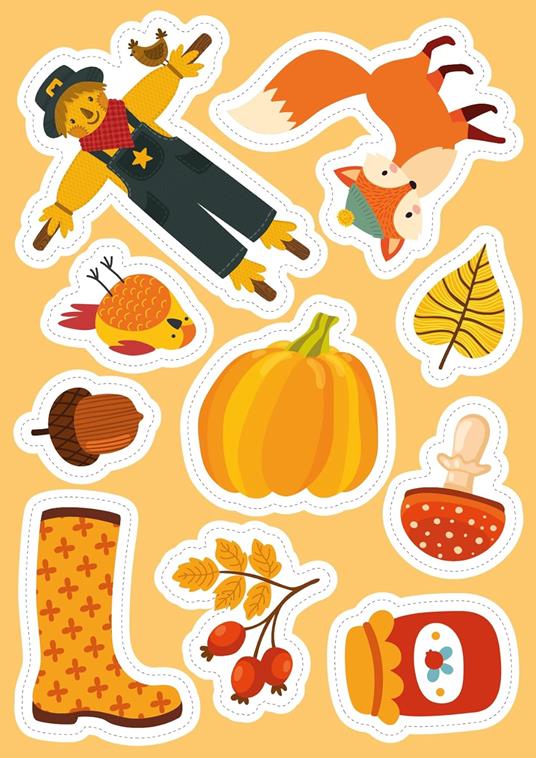 Autumn. Stickers and activities. Ediz. a colori - Maria Sara Mabilia - 6