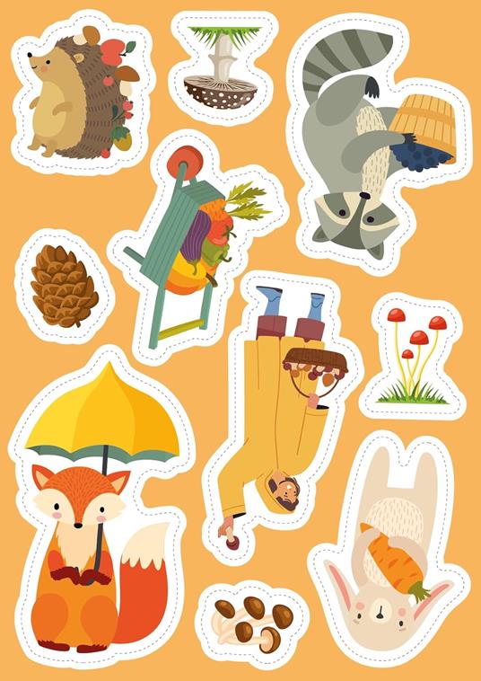Autumn. Stickers and activities. Ediz. a colori - Maria Sara Mabilia - 7