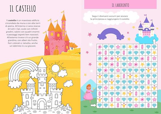 Le principesse. Stickers e attività. Ediz. a colori - Maria Sara Mabilia - 2