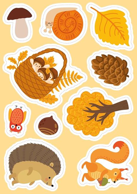 Autunno. Stickers e attività. Ediz. a colori - Maria Sara Mabilia - 5