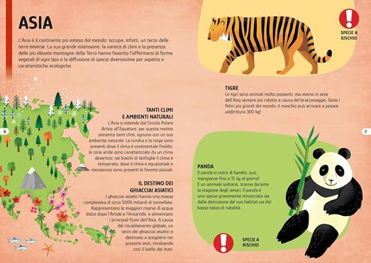 Animali a rischio. Viaggia, conosci, esplora. Con puzzle. Con Poster - Matteo Gaule,Irena Trevisan,Gioia Alfonsi - 4