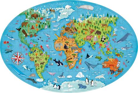 Animali a rischio. Viaggia, conosci, esplora. Con puzzle. Con Poster - Matteo Gaule,Irena Trevisan,Gioia Alfonsi - 5