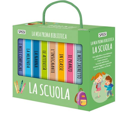 La scuola. La mia prima biblioteca - Roberta Marcolin - copertina