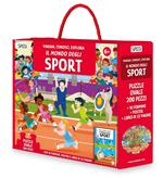 Il mondo degli sport. Viaggia, conosci, esplora. Ediz. a colori. Con 16 formine. Con puzzle ovale. Con Poster