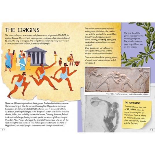 The world of sports. Travel, learn and explore. Ediz. a colori. Con oval puzzle. Con 16 special figures. Con Poster - 4