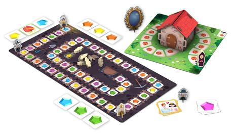 Biancaneve e i sette nani. La regina si avvicina! I miei primi giochi di società. Con casetta 3D da costruire. Con 8 pedine di legno. Con 2 tabelloni. Con 49 Carte - Roberta Marcolin - 3