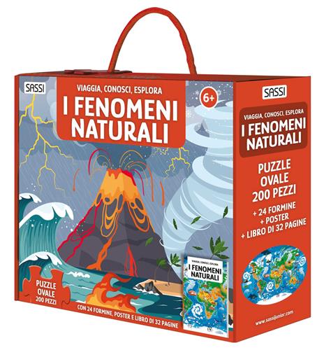 I fenomeni naturali. Viaggia, conosci, esplora. Ediz. a colori. Con 24 formine. Con puzzle ovale. Con Poster - Matteo Gaule - copertina