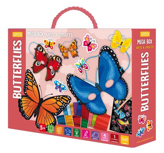 Butterfly. Mega box arts & crafts. Con gadget - copertina