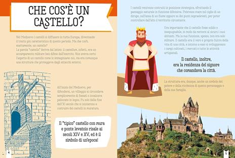Il castello medievale 3D. Ediz. a colori. Con modellino 3D da costruire - Matteo Gaule,Irena Trevisan,Francesco Legimi - 4