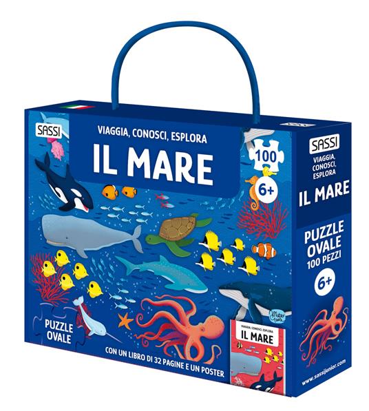 Il mare. Viaggia, conosci, esplora. Con puzzle. Con Poster - Matteo Gaule,Giulia Pesavento - copertina