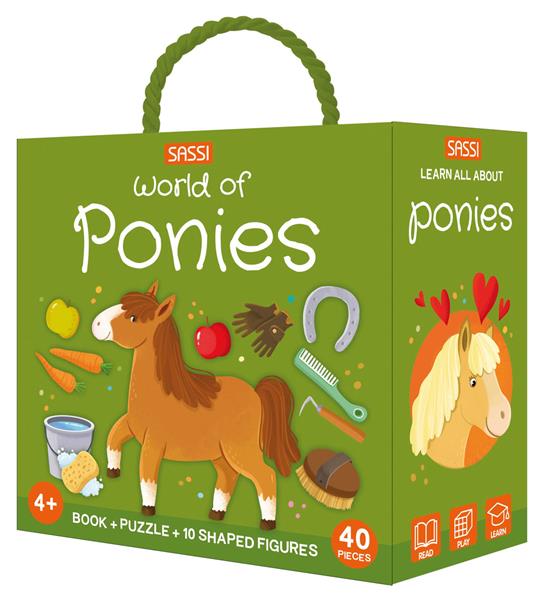 World of ponies. Q-box. Ediz. a colori. Con Gioco - Matteo Gaule - copertina