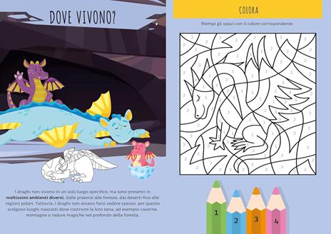 I draghi. Stickers e attività. Ediz. a colori - Maria Sara Mabilia - 4