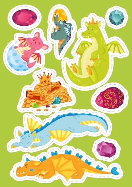 I draghi. Stickers e attività. Ediz. a colori - Maria Sara Mabilia - 5