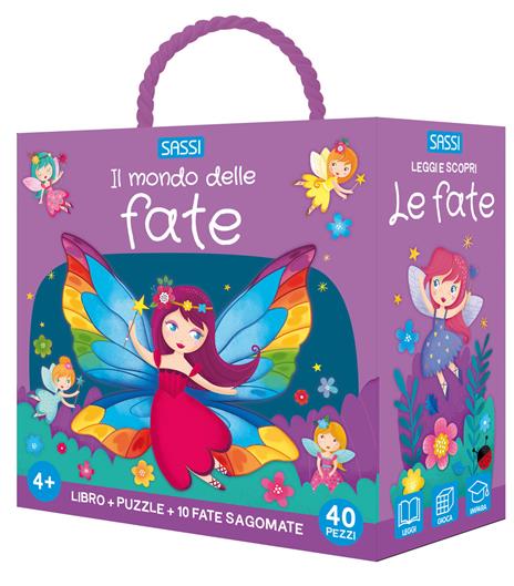 Il mondo delle fate. Q-box. Ediz. a colori. Con 10 figure sagomate. Con puzzle - Matteo Gaule,Maria Sara Mabilia - copertina