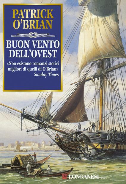 Buon vento dell'Ovest - Patrick O'Brian - copertina