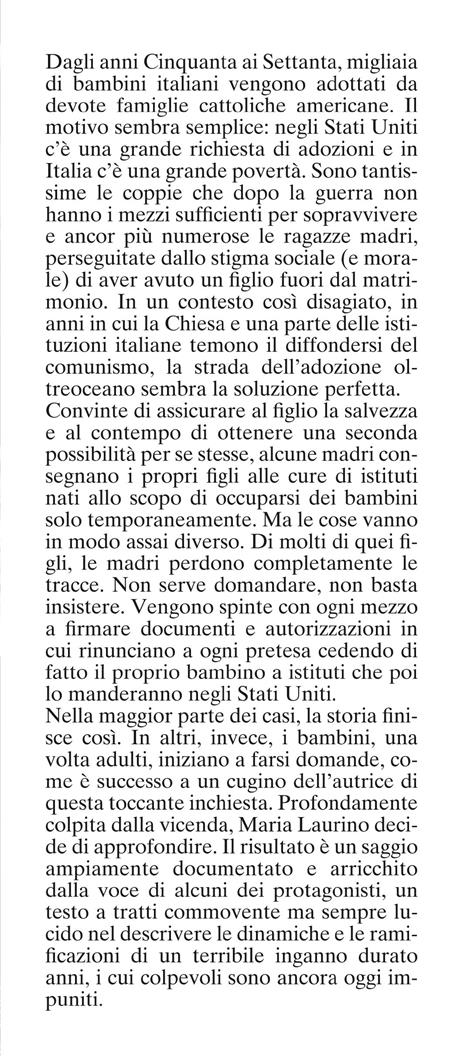 Il prezzo degli innocenti. Come il Vaticano ha sottratto migliaia di bambini alle loro madri - Maria Laurino - 2