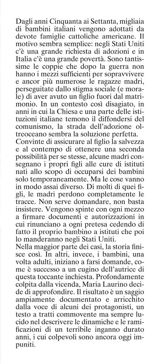 Il prezzo degli innocenti. Come il Vaticano ha sottratto migliaia di bambini alle loro madri - Maria Laurino - 2