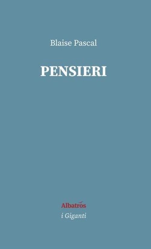 Pensieri - Blaise Pascal - copertina