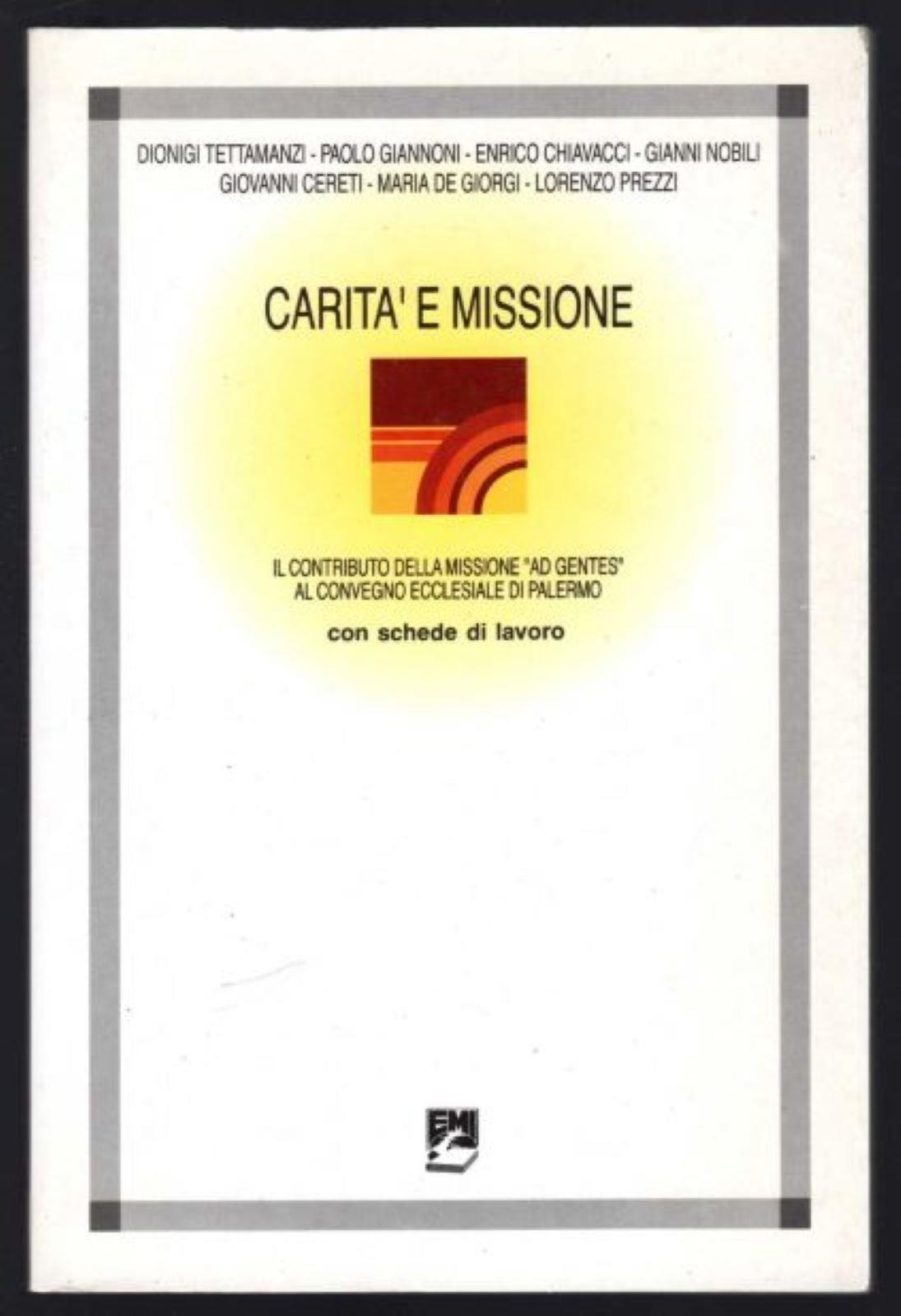 Carità e missione. Il contributo dei missionari al Convegno di Palermo
