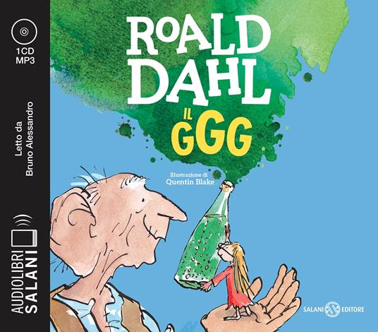 Il GGG letto da Bruno Alessandro. Audiolibro. CD Audio formato MP3 - Roald Dahl - copertina