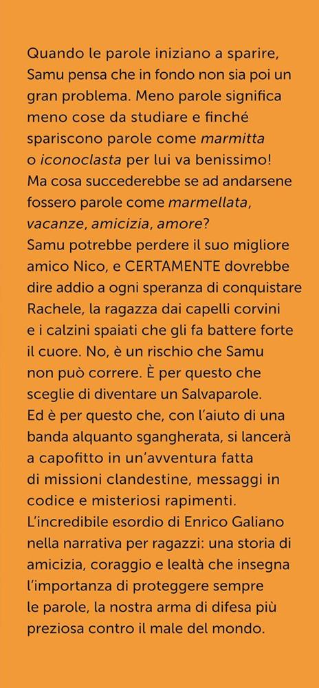 La società segreta dei salvaparole - Enrico Galiano - 2
