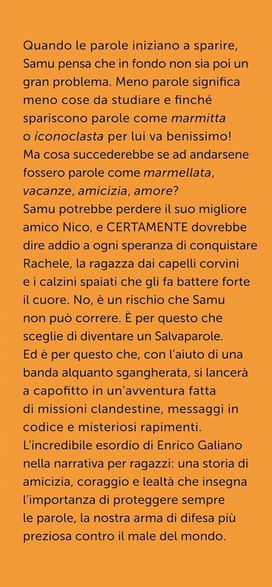 La società segreta dei salvaparole - Enrico Galiano - 2