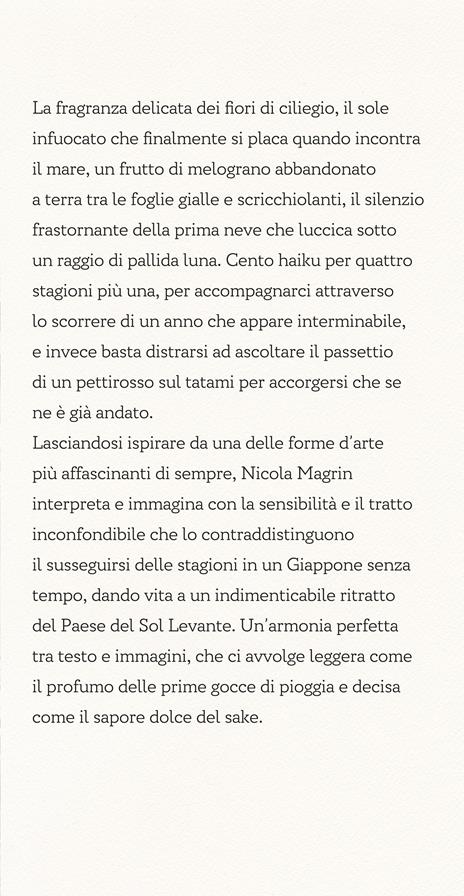 Primavera, estate, autunno, inverno. 100 haiku. Ediz. a colori - Nicola Magrin - 2