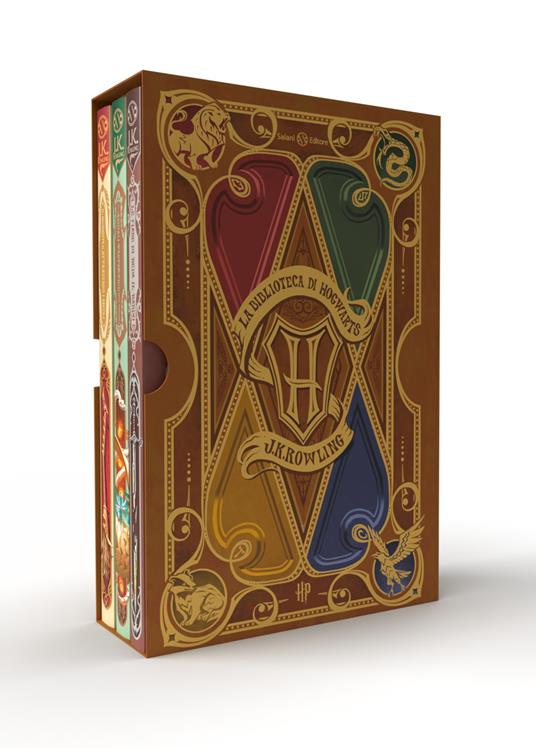 La biblioteca di Hogwarts: Le fiabe di Beda il Bardo-Gli animali fantastici: dove trovarli-Il Quidditch attraverso i secoli. Kennilworthy Whisp - J. K. Rowling - copertina