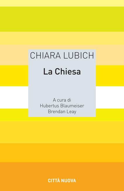 La Chiesa - Chiara Lubich - copertina