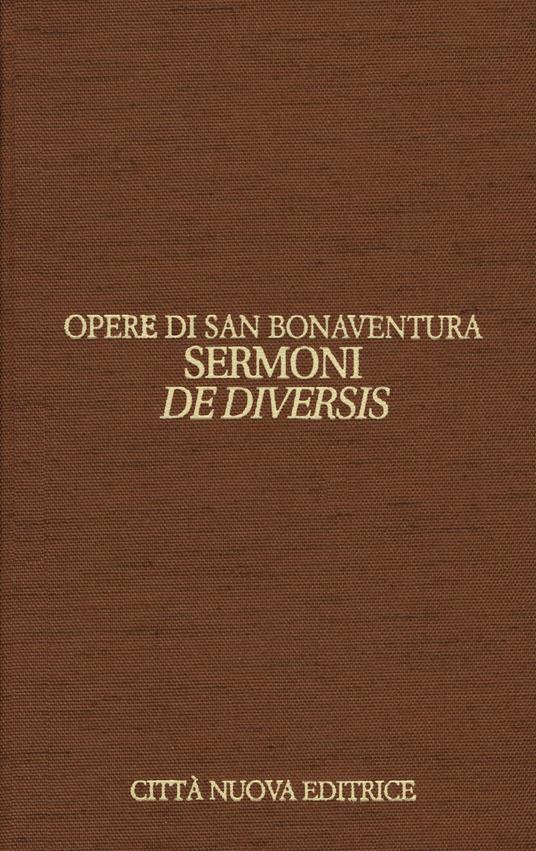 Opere. Ediz. bilingue. Vol. 12/2: Sermoni de diversis. Testo latino a fronte - Bonaventura (san) - copertina