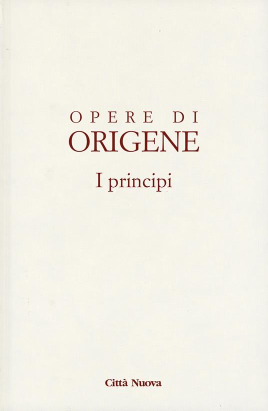 I principi - Origene - copertina